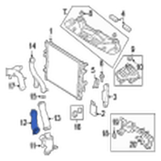 Jaguar OE - Engine Coolant Pipe