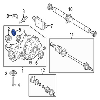 Jaguar OE - Rear Differential Pinion Seal