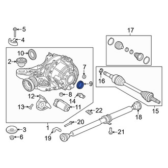 Jaguar OE - Rear Differential Seal