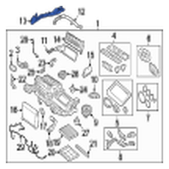Jaguar OE - HVAC Heater Hose