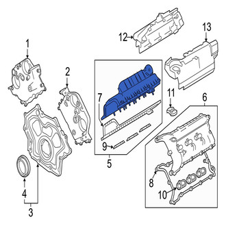 Jaguar OE - Right Engine Valve Cover