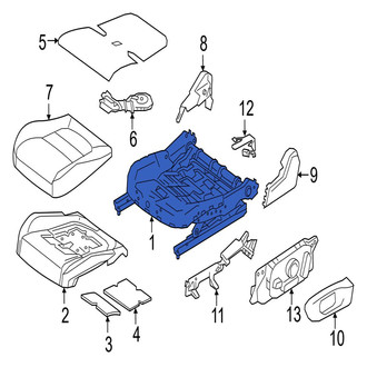 Jaguar OE - Front Left Seat Frame