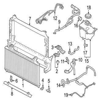 Jaguar OE - Cooling - Radiator & Components (Radiator & Hoses), (Gas)