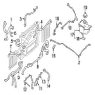 Jaguar OE - Cooling - Radiator Hoses (2.0L Gas)