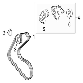 Jaguar OE - Cooling - Belts & Pulleys (Gas)