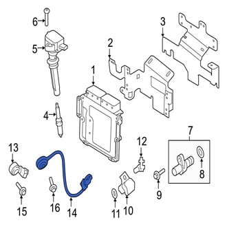 Jaguar OE - Rear Ignition Knock (Detonation) Sensor