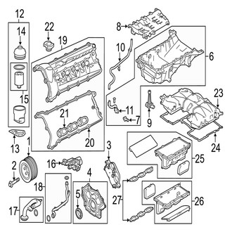 Jaguar OE - Engine Parts (5.0L)