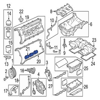 Jaguar OE - Right Engine Valve Cover Washer Seal