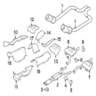 Jaguar OE - Exhaust System - Exhaust Components (5.0L)