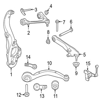 Jaguar OE - Front Suspension - Suspension Components