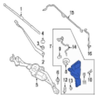 Jaguar OE - Washer Fluid Reservoir