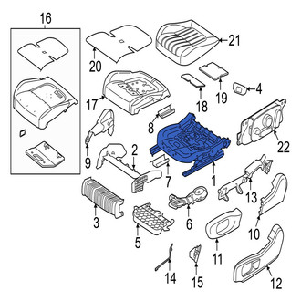 Jaguar OE - Front Right Seat Frame
