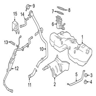 Jaguar OE - Fuel System Components (Base / R-Dynamic S / S / SVR)