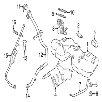 Jaguar OE - Fuel System Components (2.0L)