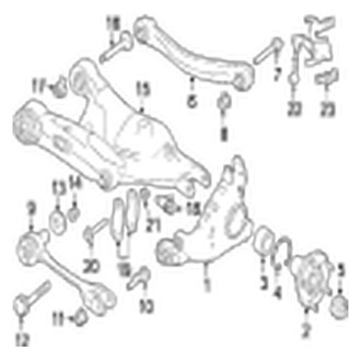 Jaguar OE - Rear Suspension - Suspension Components