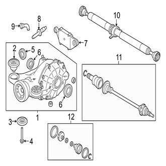 Jaguar OE - Rear Suspension - Axle & Differential
