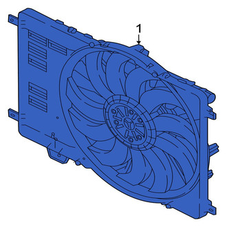 Jaguar OE - Engine Cooling Fan Assembly