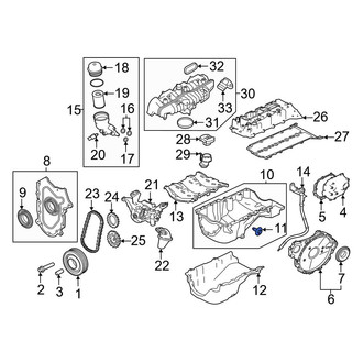 Jaguar OE - Engine Oil Drain Plug