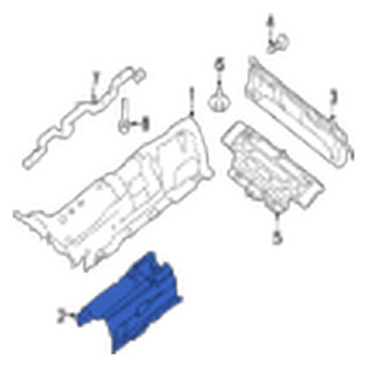 Jaguar OE - Center Floor Pan Heat Shield