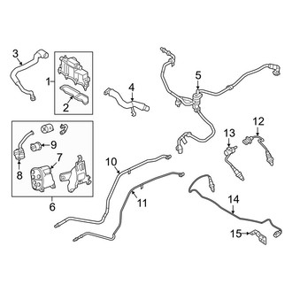Jaguar OE - Emission System - Emission Components (Base / 300 Sport / SE)