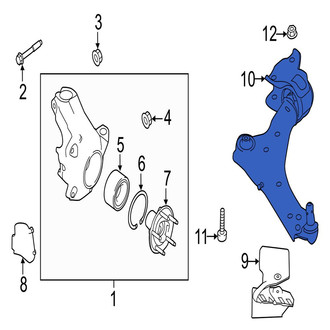 Jaguar OE - Rear Right Upper Suspension Control Arm
