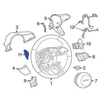 Jaguar OE - Left Steering Wheel Transmission Shift Control Switch