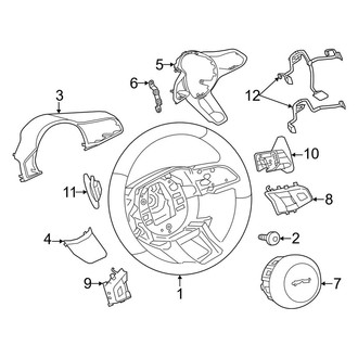 Jaguar OE - Steering Wheel & Trim (W/O R-Dynamic Wheel)