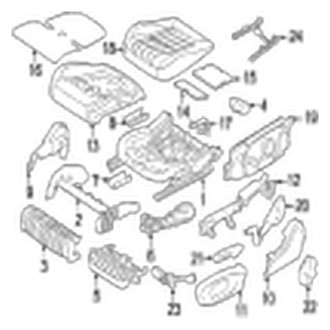 Jaguar OE - Seats & Tracks - Front Seat Components (Seat Cushion)
