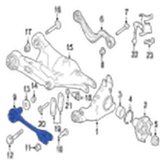 Jaguar OE - Rear Right Lower Forward Suspension Control Arm