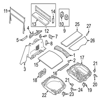 Jaguar OE - Rear Body & Floor - Interior Trim