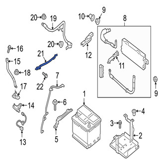 Jaguar OE - Battery Ground Strap