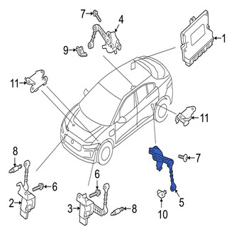 Jaguar OE - Rear Left Suspension Ride Height Sensor