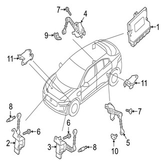 Jaguar OE - Electrical - Ride Control Components (Module & Sensors)
