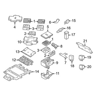 Jaguar OE - Electrical - Fuse & Relay (Front Compartment)