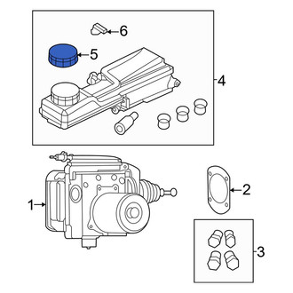 Jaguar OE - Brake Master Cylinder Reservoir Cap