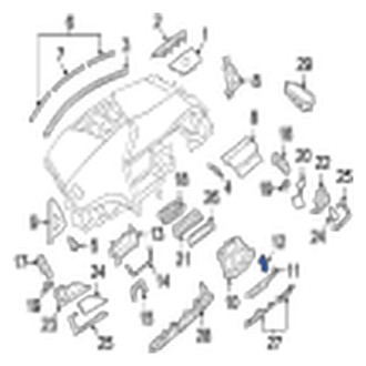Jaguar OE - Instrument Panel Trim Panel