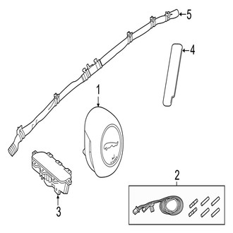 Jaguar OE - Restraint Systems - Air Bag Components (Air Bags)