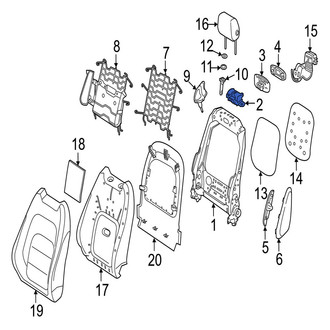Jaguar OE - Seat Back Frame Bracket