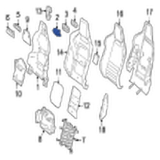 Jaguar OE - Seat Back Frame Bracket