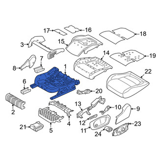 Jaguar OE - Front Right Seat Frame