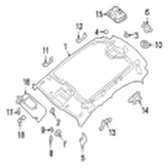 Jaguar OE - Roof - Interior Trim