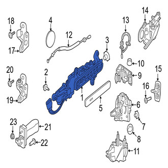 Jaguar OE - Rear Left Outer Exterior Door Handle