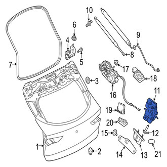 Jaguar OE - Rear Liftgate Latch