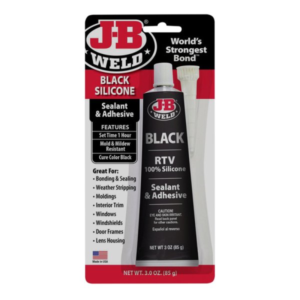 JB Weld® - All-Purpose™ 3 oz. Black Silicone Sealant and Adhesive