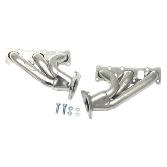 JBA® - Cat4ward Stainless Steel Silver Ceramic Coated Short Tube Exhaust Headers