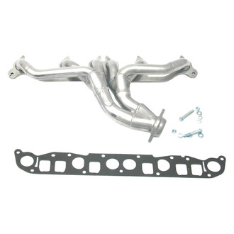 JBA® - Cat4ward Stainless Steel Silver Ceramic Coated Short Tube Exhaust Header