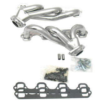 JBA® - Cat4ward Stainless Steel Silver Ceramic Coated Short Tube Exhaust Headers