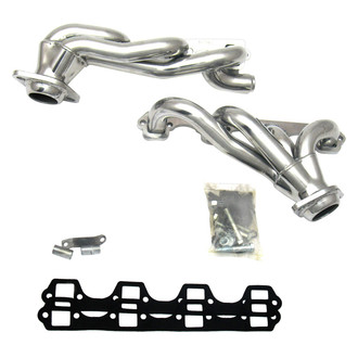 JBA® - Cat4ward Stainless Steel Silver Ceramic Coated Short Tube Exhaust Headers