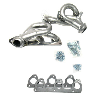 JBA® - Cat4ward Stainless Steel Silver Ceramic Coated Short Tube Exhaust Headers