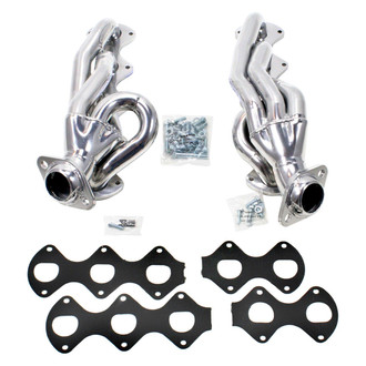 JBA® - Cat4ward Stainless Steel Silver Ceramic Coated Short Tube Exhaust Headers